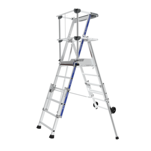 Platform ladder 5 tot 7 treeds vouwbare beugel Platform ladder 5 tot 7 treeds vouwbare beugel
