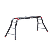 Varitrex-Prof vouwladder 4 x 3 + platform Varitrex-Prof vouwladder 4 x 3 + platform