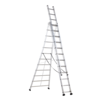 Kibo 3-delige reformladder KRU 3 x 12 Kibo 3-delige reformladder KRU 3 x 12