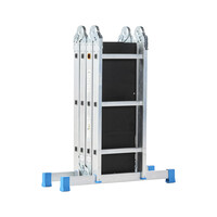 Excelsior aluminium vouwladder 4x3 sporten + platform