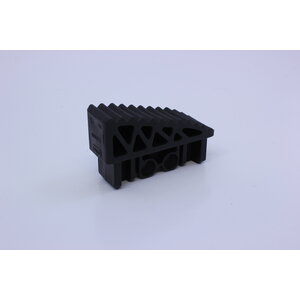 Voet rubber- E3 zwart