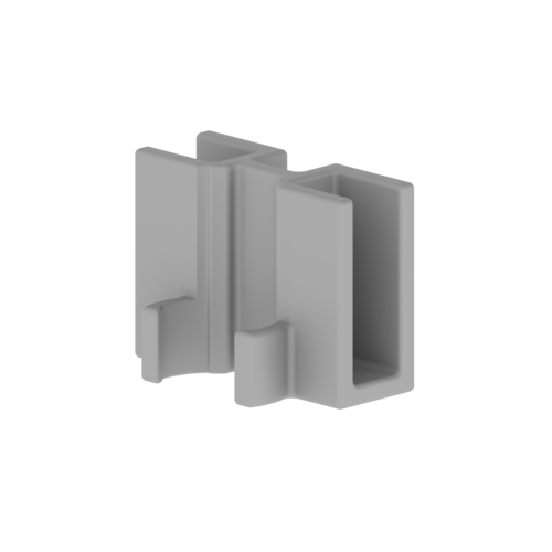 Klemstuk kantplank RS34 grijs