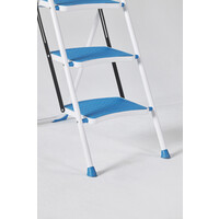 Excelsior Home stalen trap 1x3 treden met hoge beugel Excelsior Home stalen trap 1x3 treden met hoge beugel