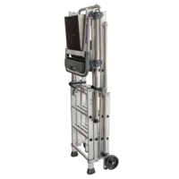 Platform ladder 5 tot 7 treeds vouwbare beugel Platform ladder 5 tot 7 treeds vouwbare beugel