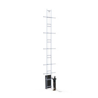Euroscaffold Andamio solar móvil de 135x250x10,2 m de altura de trabajo, incluye elevador solar