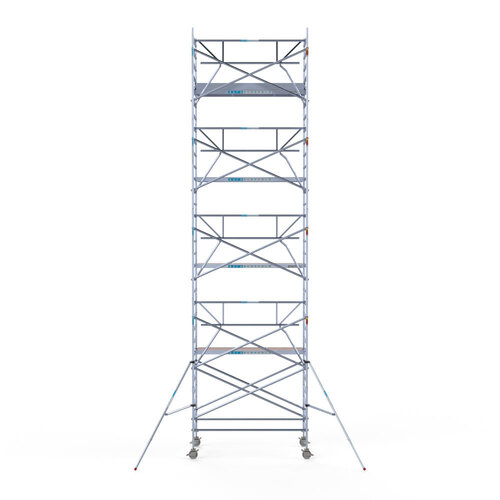 Euroscaffold Andamio solar móvil de 135x250x10,2 m de altura de trabajo, incluye elevador solar