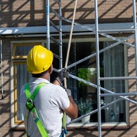 Euroscaffold Andamio solar móvil de 135x250x10,2 m de altura de trabajo, incluye elevador solar