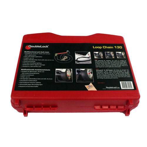 Bloqueo antirrobo de cadena Doble cerradura Bloqueo antirrobo de cadena