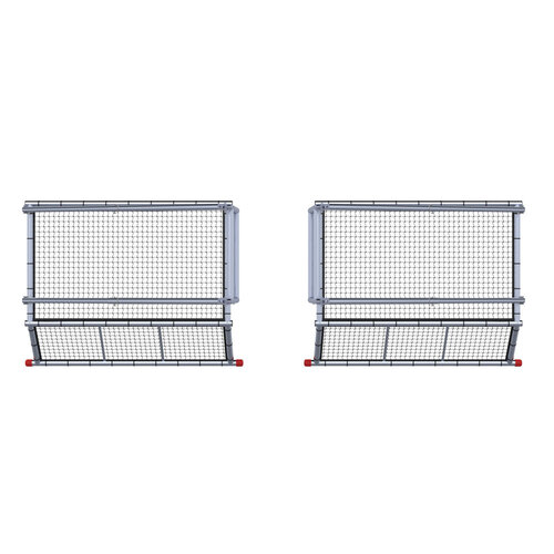 Andamio solar móvil de 135x250x12,2 m de altura de trabajo, incluye elevador solar, protección de aleros Safeguard Euroscaffold Andamio solar móvil de 135x250x12,2 m de altura de trabajo, incluye elevador solar, protección de aleros Safeguard