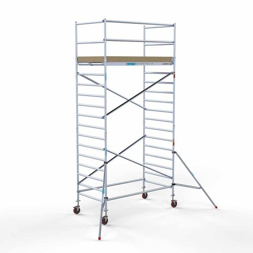 Andamio rodante básico Second Chance 135 x 250 x 6,2 m altura de trabajo Euroscaffold Andamio rodante básico Second Chance 135 x 250 x 6,2 m altura de trabajo
