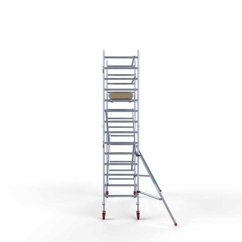 Andamio móvil básico 90 x 400 x 5,2 m de altura de trabajo Euroscaffold Andamio móvil básico 90 x 400 x 5,2 m de altura de trabajo