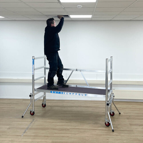 Quickstab estabilizadores de andamios plegables de doble cámara para 75 cm Euroscaffold Quickstab estabilizadores de andamios plegables de doble cámara para 75 cm