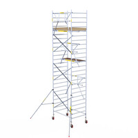 Panthera Andamio móvil Panthera 135x185 8,2 m altura de trabajo barandillas simples Panthera Andamio móvil Panthera 135x185 8,2 m altura de trabajo barandillas simples