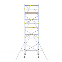 Panthera Andamio móvil Panthera 135x185 8,2 m altura de trabajo barandillas simples Panthera Andamio móvil Panthera 135x185 8,2 m altura de trabajo barandillas simples