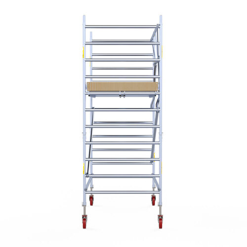 Andamio móvil Panthera 135x185 4,2 m de altura de trabajo barandillas simples delanteras Panthera Andamio móvil Panthera 135x185 4,2 m de altura de trabajo barandillas simples delanteras