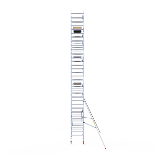 Andamio móvil Panthera 90x245 10,2 m altura de trabajo barandillas simples Panthera Andamio móvil Panthera 90x245 10,2 m altura de trabajo barandillas simples