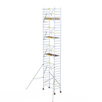 Panthera Andamio móvil Panthera 90x185 10,2 m altura de trabajo barandillas simples Panthera Andamio móvil Panthera 90x185 10,2 m altura de trabajo barandillas simples