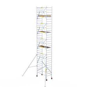 Panthera Andamio móvil Panthera 90x185 10,2 m altura de trabajo barandillas simples Andamio móvil Panthera 90x185 10,2 m altura de trabajo barandillas simples