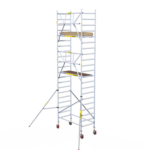 Andamio móvil Panthera 90x185 7,2 m altura de trabajo barandillas simples Panthera Andamio móvil Panthera 90x185 7,2 m altura de trabajo barandillas simples