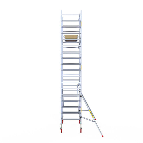 Andamio rodante Panthera 90x185 6,2 m altura de trabajo barandillas simples delanteras Panthera Andamio rodante Panthera 90x185 6,2 m altura de trabajo barandillas simples delanteras