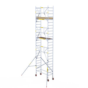 Panthera Andamio móvil Panthera 75x185 8,2 m altura de trabajo barandillas simples delanteras Andamio móvil Panthera 75x185 8,2 m altura de trabajo barandillas simples delanteras