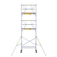 Panthera Andamio móvil Panthera 75x185 7,2 m altura de trabajo barandillas simples Panthera Andamio móvil Panthera 75x185 7,2 m altura de trabajo barandillas simples