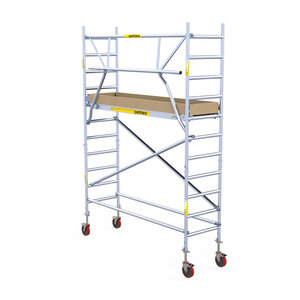 Panthera Andamio móvil Panthera 75x245 4,2 m altura de trabajo barandillas simples Andamio móvil Panthera 75x245 4,2 m altura de trabajo barandillas simples