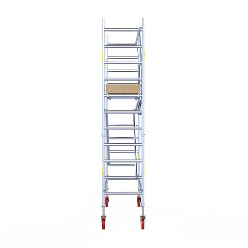 Andamio móvil Panthera 75x185 4,2 m de altura de trabajo barandillas simples delanteras Panthera Andamio móvil Panthera 75x185 4,2 m de altura de trabajo barandillas simples delanteras