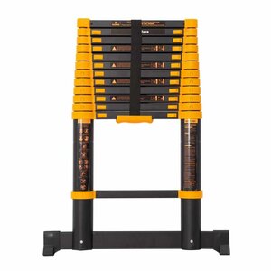 Panthera Escaleras telescópicas 3,8 m Negro Amarillo Escaleras telescópicas 3,8 m Negro Amarillo