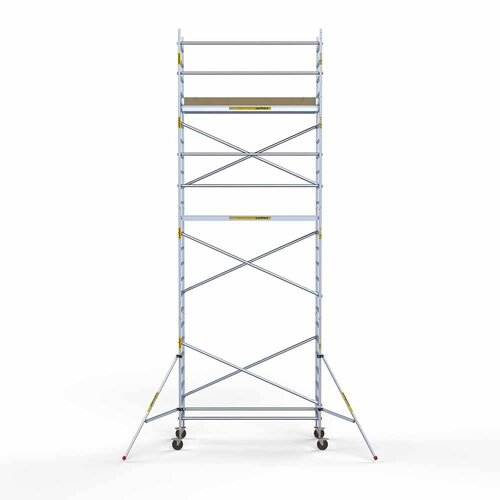 Andamio móvil Panthera 90 x 245 x 8,2 m altura de trabajo Panthera Andamio móvil Panthera 90 x 245 x 8,2 m altura de trabajo