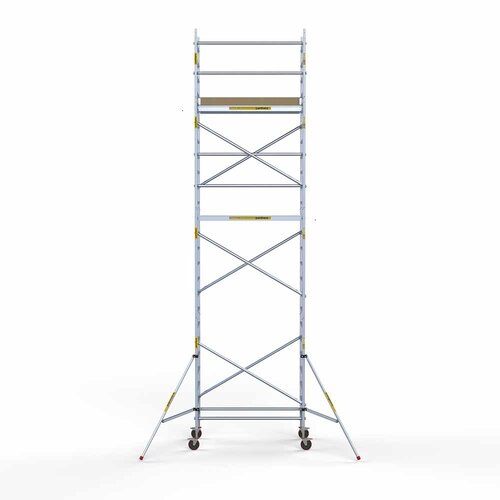 Andamio móvil Panthera 90 x 185 x 8,2 m altura de trabajo Panthera Andamio móvil Panthera 90 x 185 x 8,2 m altura de trabajo