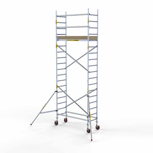 Andamio móvil Panthera 75 x 185 x 6,2 m altura de trabajo Panthera Andamio móvil Panthera 75 x 185 x 6,2 m altura de trabajo