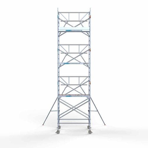 Remolque para andamios 250 + Andamio rodante Adelante individual 135 x 250 x 8,2 m Euroscaffold Remolque para andamios 250 + Andamio rodante Adelante individual 135 x 250 x 8,2 m