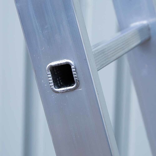 Eurostairs escalera de reforma de vivienda doble recta 2x9 peldaños Eurostairs Eurostairs escalera de reforma de vivienda doble recta 2x9 peldaños