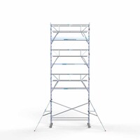 Euroscaffold Andamio rodante Plataforma completa de carbono 90 x 305 x 9,2 m altura de trabajo + barandillas frontales de doble cara Euroscaffold Andamio rodante Plataforma completa de carbono 90 x 305 x 9,2 m altura de trabajo + barandillas frontales de doble cara