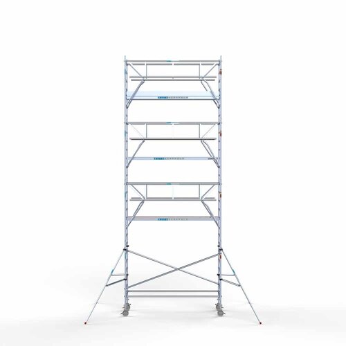 Andamio rodante Plataforma completa de carbono 90 x 305 x 9,2 m altura de trabajo + barandillas frontales de doble cara Euroscaffold Andamio rodante Plataforma completa de carbono 90 x 305 x 9,2 m altura de trabajo + barandillas frontales de doble cara