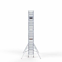 Euroscaffold Andamio rodante Plataforma completa de carbono 90 x 305 x 9,2 m altura de trabajo + barandillas frontales de doble cara Euroscaffold Andamio rodante Plataforma completa de carbono 90 x 305 x 9,2 m altura de trabajo + barandillas frontales de doble cara