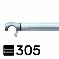 Euroscaffold Remolque para andamios 305 + Andamio rodante Adelante individual 135 x 305 x 12,2 metros