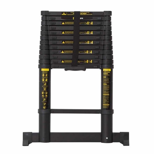 Escaleras telescópicas negras 3,8 metros Panthera Escaleras telescópicas negras 3,8 metros