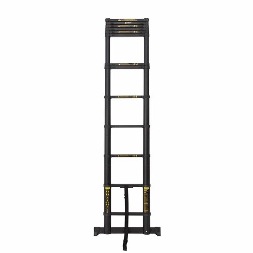 Escaleras telescópicas negras 3,8 metros Panthera Escaleras telescópicas negras 3,8 metros