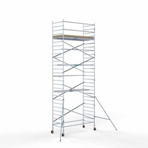 Remolque para andamios con cerradura + Andamio rodante básico 135 x 305 x 9,2 metros Euroscaffold Remolque para andamios con cerradura + Andamio rodante básico 135 x 305 x 9,2 metros