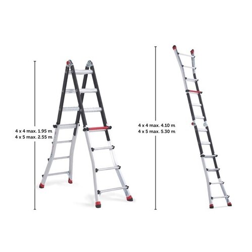 Varitrex Teleprof Flex 4 x 4 Alu - wh 5 m Altrex Varitrex Teleprof Flex 4 x 4 Alu - wh 5 m