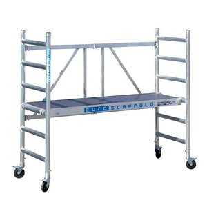 Euroscaffold Andamios plegables EVO MAX 75 x 190 x 3 m altura de trabajo Andamios plegables EVO MAX 75 x 190 x 3 m altura de trabajo
