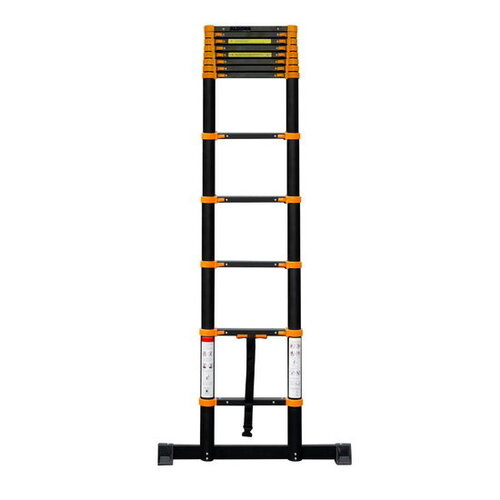 Escaleras telescópicas 3,8 metros - Negro Escaleras telescópicas 3,8 metros - Negro