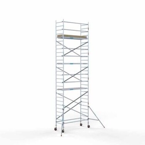 Remolque para andamios con cerradura + andamio rodante básico 90 x 250 x 9,2 metros Euroscaffold Remolque para andamios con cerradura + andamio rodante básico 90 x 250 x 9,2 metros