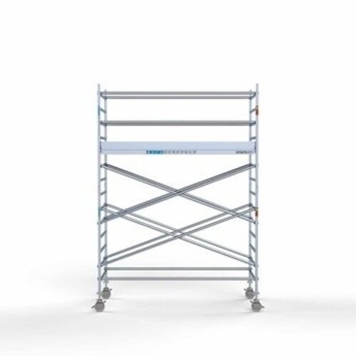 Remolque para andamios + Andamio rodante completo 135 x 305 x 5,2 m altura de trabajo Euroscaffold Remolque para andamios + Andamio rodante completo 135 x 305 x 5,2 m altura de trabajo