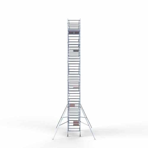 Andamio rodante Completo 135 x 305 x 13,2 m de altura de trabajo con plataforma ligera Euroscaffold Andamio rodante Completo 135 x 305 x 13,2 m de altura de trabajo con plataforma ligera