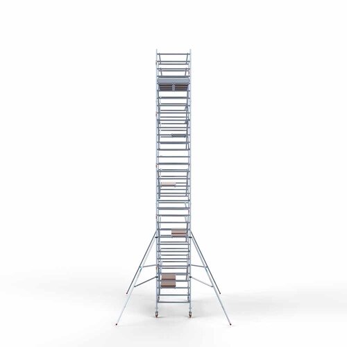 Andamio rodante Completo 135 x 305 x 11,2 m de altura de trabajo con plataforma ligera Euroscaffold Andamio rodante Completo 135 x 305 x 11,2 m de altura de trabajo con plataforma ligera