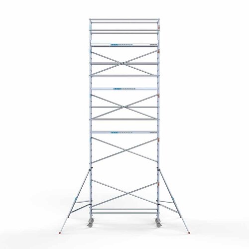 Andamio rodante Completo 90 x 305 x 10,2 m de altura de trabajo con plataforma ligera Euroscaffold Andamio rodante Completo 90 x 305 x 10,2 m de altura de trabajo con plataforma ligera