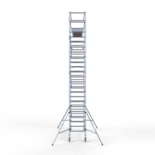 Andamio rodante Completo 90 x 305 x 8,2 m de altura de trabajo con plataforma ligera Euroscaffold Andamio rodante Completo 90 x 305 x 8,2 m de altura de trabajo con plataforma ligera